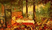 Jan Brueghel The Sense of Taste china oil painting reproduction